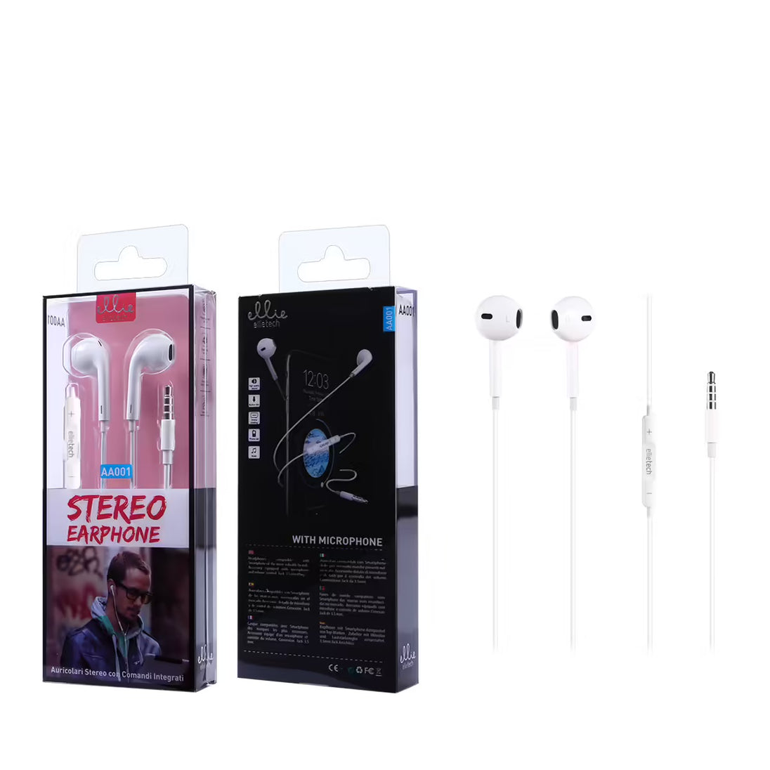 Slušalice sa mikrofonom - 3.5mm bijele